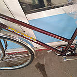 Жіночий велосипед з багажником "Україна" 28" (ХВЗ) посилена спиця, фото 2