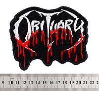 Нашивка Obituary logo 120x97 мм