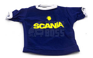 Вимпел-футболка, декоративний Scania Синій