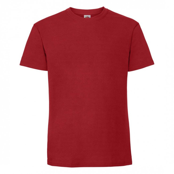 Чоловіча футболка щільна червона 422-40