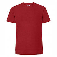 Мужская футболка плотная красная 422-40