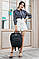 Сумка-рюкзак для мами LQ (темно-синій меланж) + Подарунок!, фото 6