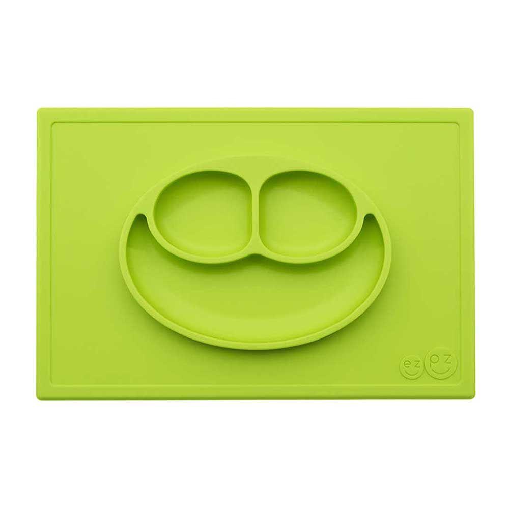 Силіконова тарілка-килимок EZPZ Happy Mat Колір — Зелений