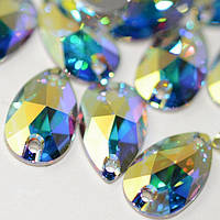 Краплі Swarovski 12x7мм Сrystal AB, 1 шт арт 3230