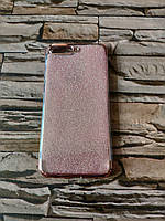 Чохол блискучий для Huawei Y6 2018 Рожевий обідок