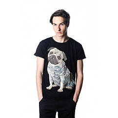 Футболка Urbanist Tattoo Pug Black Male, Розмір S