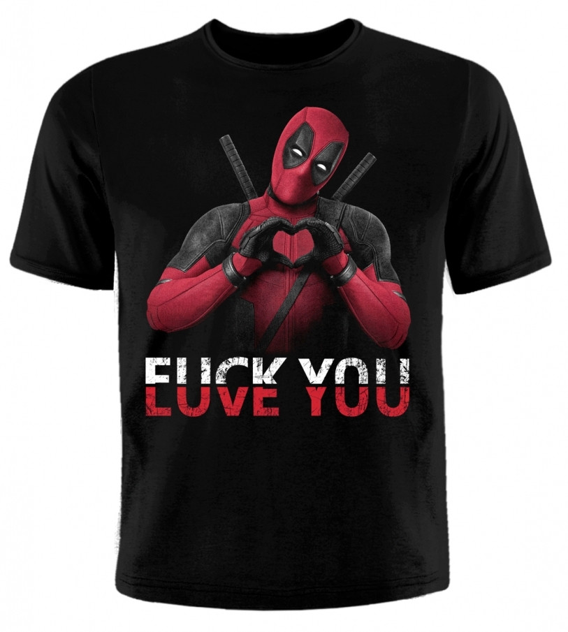 Футболка Urbanist Deadpool "Love you, f*ck you", Розмір XXL