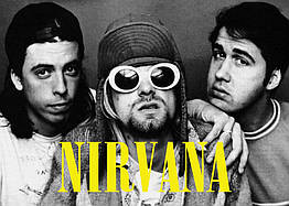 Плакат Nirvana (glasses) 44,5х31,5 див.