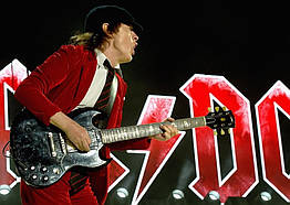 Плакат AC/DC (Angus Young colored)