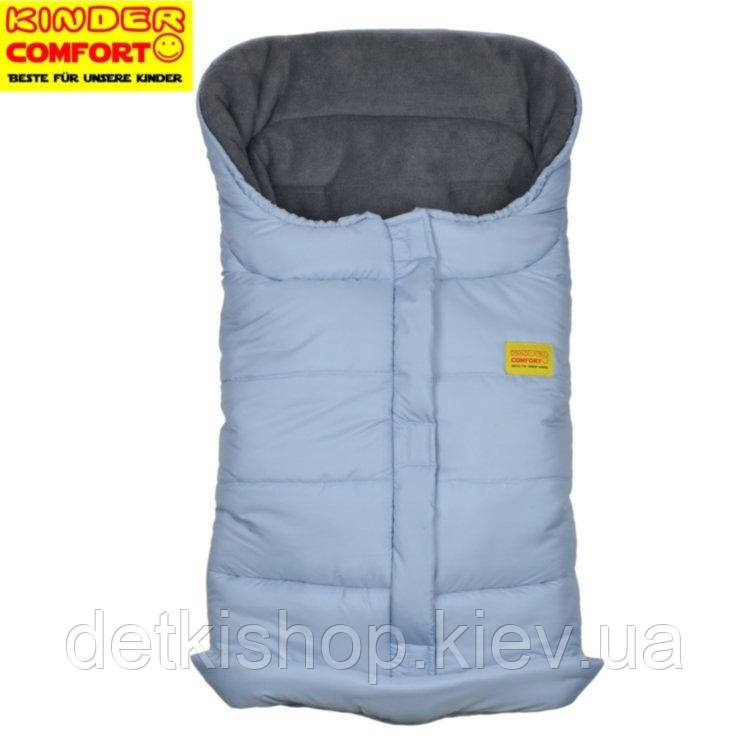 Конверт флісовий Kinder Comfort Vlies Hellblau-Grau (сіро-блакитний), фото 1