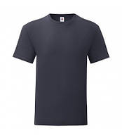 Мужская футболка однотонная темно синяя 430-АЗ