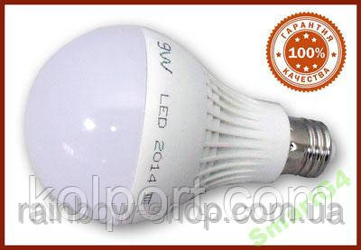 Светодиодная лампа E27 9W LED !!! - фото 2 - id-p85369249