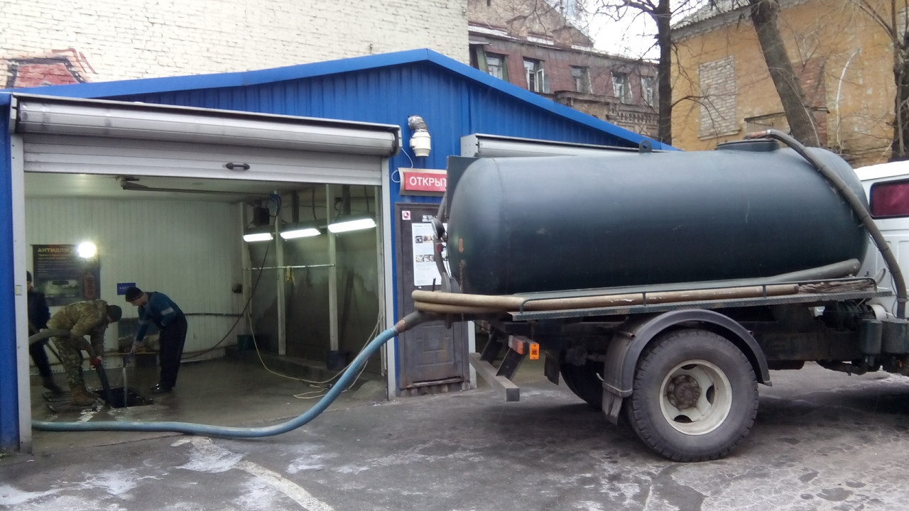 Викач автомойок Київ, Чищення ям від піску., фото 1