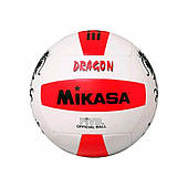 М'яч для пляжного волейболу Mikasa VXS-DR2 white/red