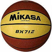 М'яч баскетбольний Mikasa розмір 7 композитна шкіра для вулиці-залу (BX712)