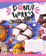 Тетради 24 листа линия "Do nut worry be happy" 762503