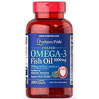 Рыбий жир Puritan's Pride Omega 3 Fish Oil 1200mg 200 caps