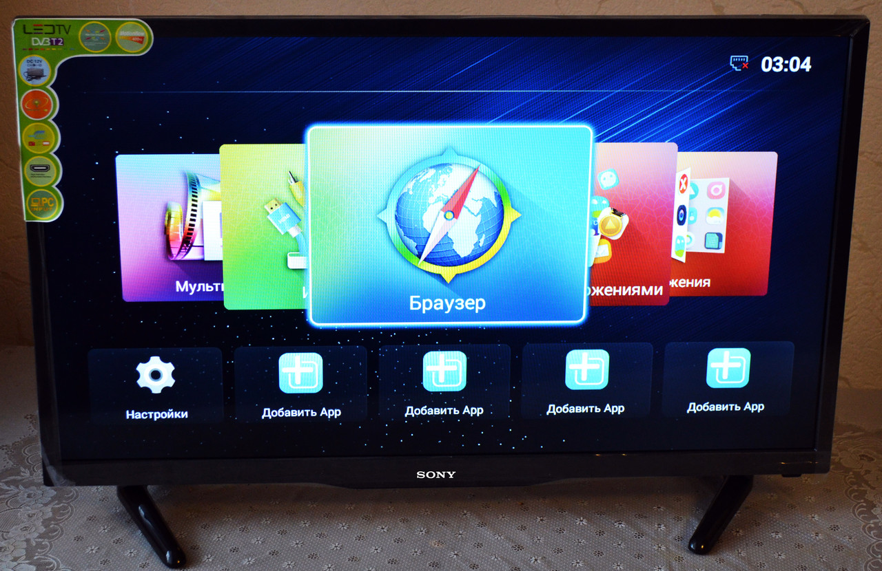 Телевизор SmartTV SONY 32" 4K 3840x2160,LED, IPTV, Android , T2, WIFI, USB, HDMI КОРЕЯ! - фото 5 - id-p914065589