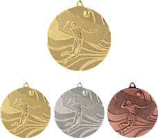 Медаль MMC2250 "Волейбол" зі стрічкою (50mm) 
