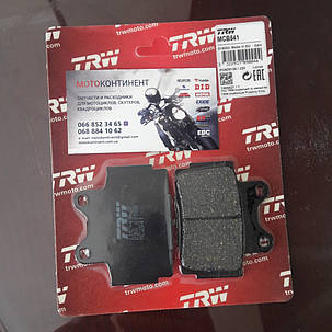 Мотоколодки TRW MCB541 YAMAHA XJ 600.YAMAHA FZ 400/600 ,YAMAHA FZR 250/400 YAMAHA FZS 600...аналог FDB 386, фото 1