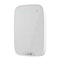 Беспроводная сенсорная клавиатура Ajax KeyPad белая