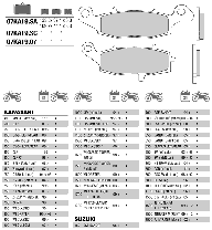 Мотоколодки BREMBO 07KA19SA аналог FDB2048 / TRW MCB682 / BREMBO 07KA19SA /BRAKING BR 772/EBC FA229, фото 4