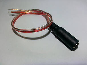 Роз'єм 5.5 * 2,1 (2pin / 1 jack) Mother + з'єднувальний кабель 20см