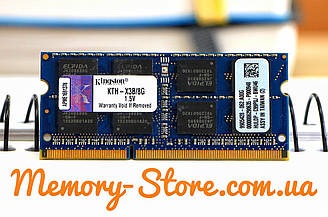 Оперативна пам'ять для ноутбука Kingston DDR3 8GB PC3-10600S 1333MHZ 1.5 V SODIMM (б/у)