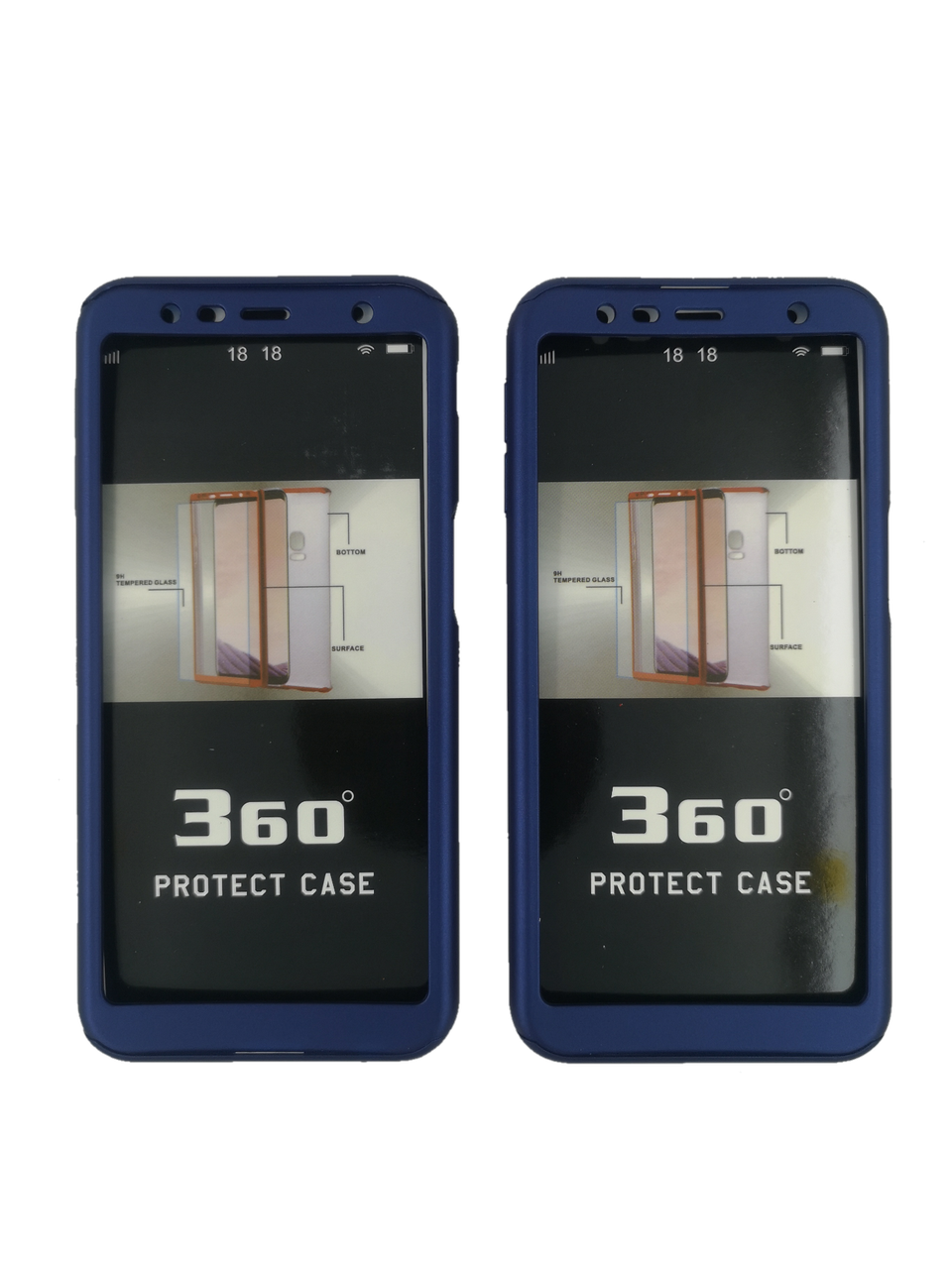 Чохол 360° на Samsung J6 Plus J610 Dark Blue