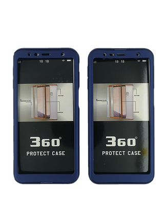Чохол 360° на Samsung J6 Plus J610 Dark Blue, фото 1
