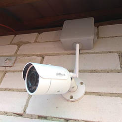 Монтаж відеокамер Dahua та сигналізації AJAX у місті Болехів 3