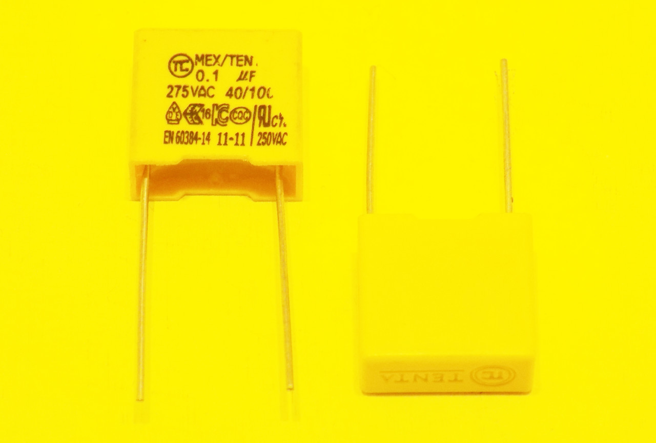 MKP X2 275в 0.1 мкФ 10мм