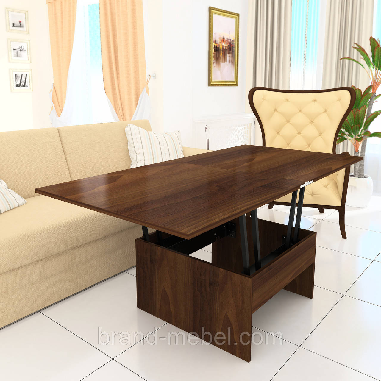 Стол трансформер Альфа купить по лучшим ценам в Украине "Brand-mebel".