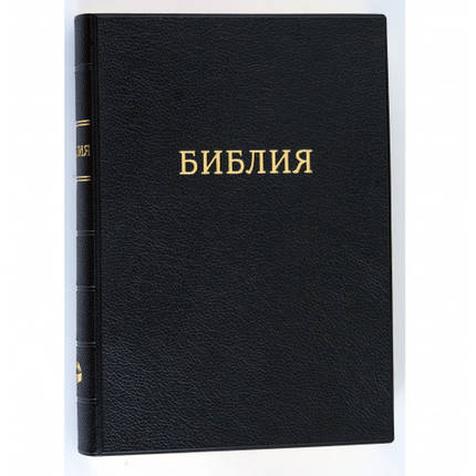 Біблія, 17х24 см, чорна в м'якій палітурці, фото 2