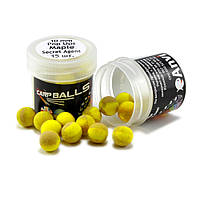 Бойлы CarpBalls Pop Ups 15шт Maple&Secret Agent, Ø10mm