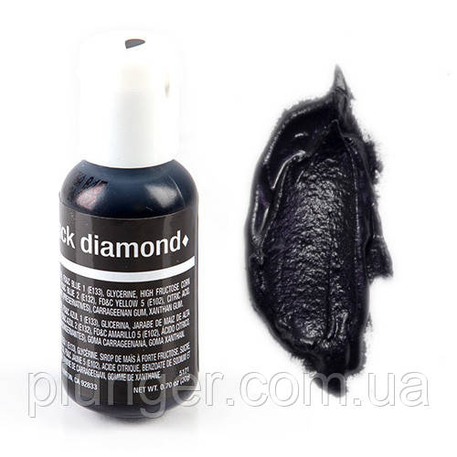 Барвник харчовий гелевий Chefmaster Black diamond / Чорний діамант