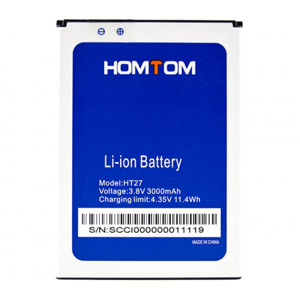 Акумуляторна батарея Homtom HT27 (3000 mAh)