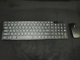 Безпровідний комплект клавіатура і мишка, фото 3