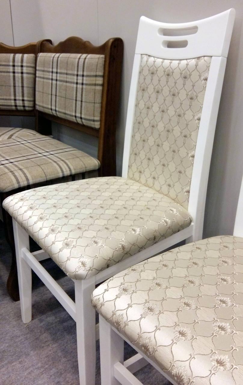 Стул кухонный деревянный с мягкой спинкой и сиденьем Юля Микс мебель ...