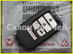 72147-TWA-A21 Ключ Honda Hybrid USA (ORIGINAL) з чипом і кнопками