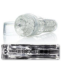 Мастурбатор Fleshlight GO Torque, прозорий, компактного розміру Feromon