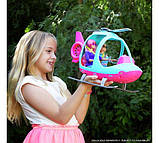 Вертолет Барби Barbie Travel Pink and Blue Helicopter with Spinning Rotors, фото 7