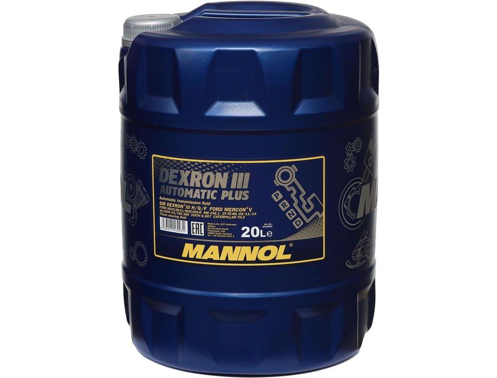 Трансмісійна олива MANNOL Dexron III Automatic Plus 20 л