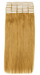 Волосся на стрічках 70 см. Колір #27 Золотистий блонд