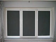 Ролети тканинні (рулонні штори) Umbra Blackout Блекаут Besta uni закритий короб із напрямними, фото 3