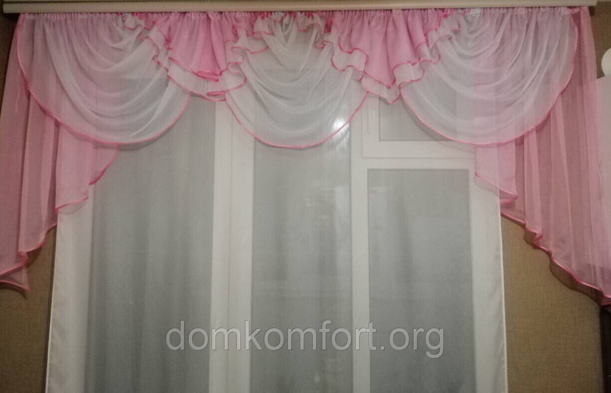 Ламбрекен із нейлону (шифону) "Ків" 3