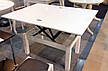 Стіл трансформер Флай зі склом Fusion Furniture, колір білий, фото 7
