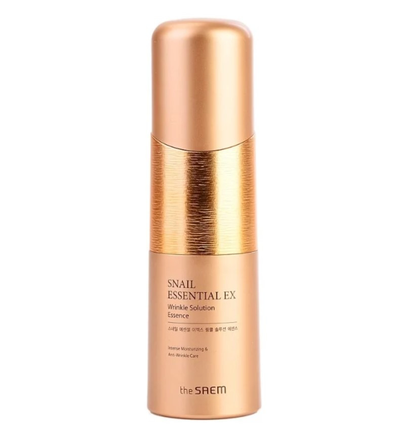 Антивікова есенція для обличчя з равликом The Saem Snail Essential Ex Wrinkle Solution Essence 50 мл