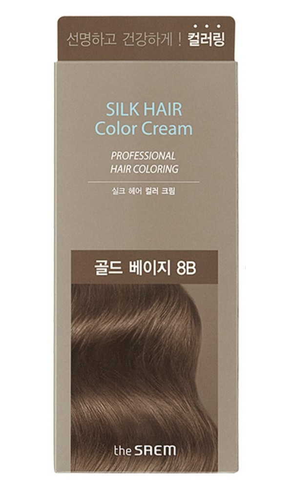 Крем-фарба для волосся The Saem Silk Hair Color Cream Gold Beige 60 г (8806164153482)