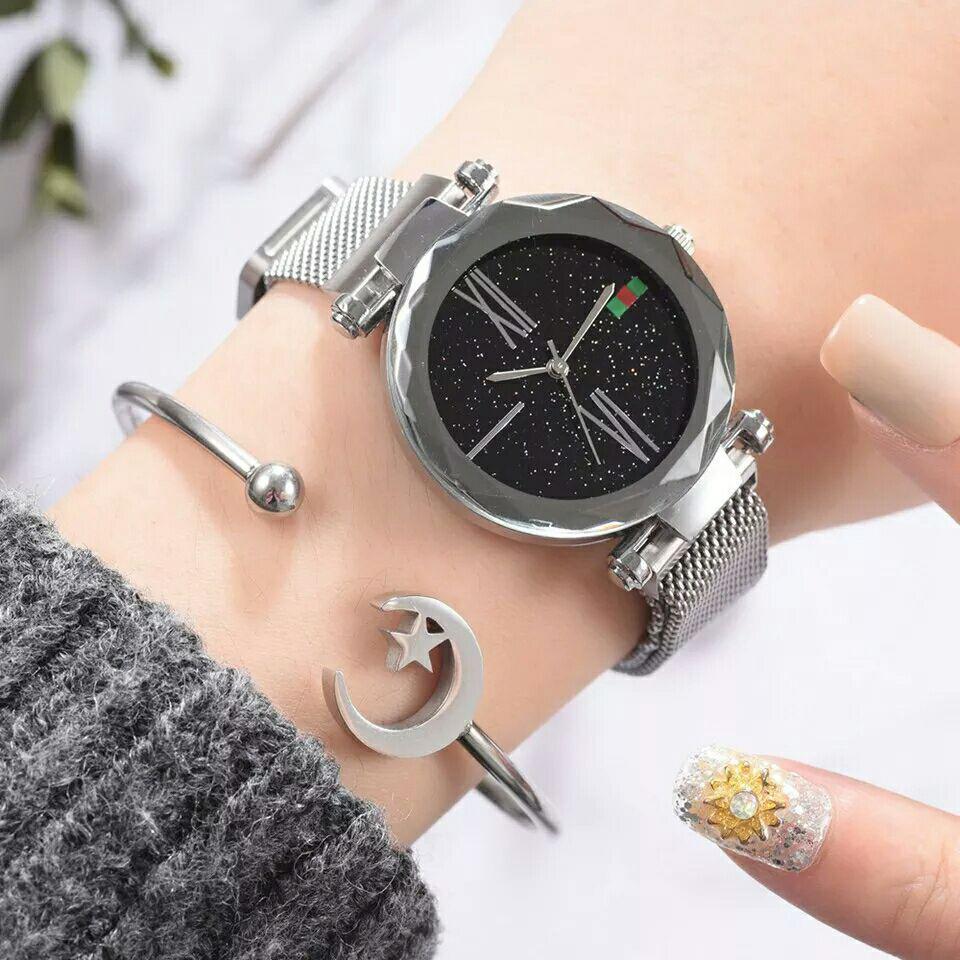 Жіночі наручні годинники Starry Sky watch silver